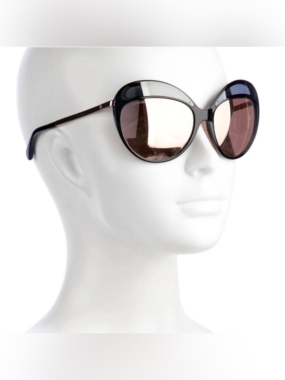 NWT CHANEL Butterfly Runway Cat-Eye Sunglasses with Gradient Lenses